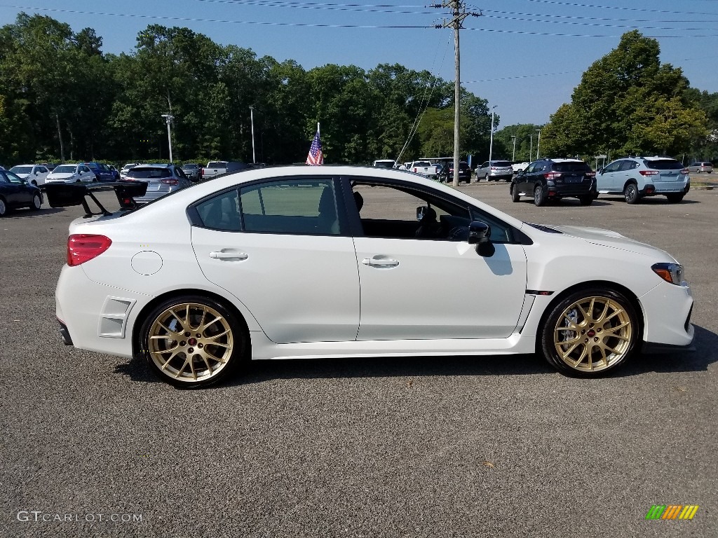 Crystal White Pearl 2018 Subaru WRX STI Type RA Exterior Photo #128288074