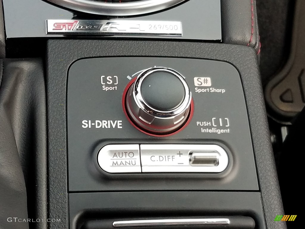 2018 Subaru WRX STI Type RA Controls Photo #128288458