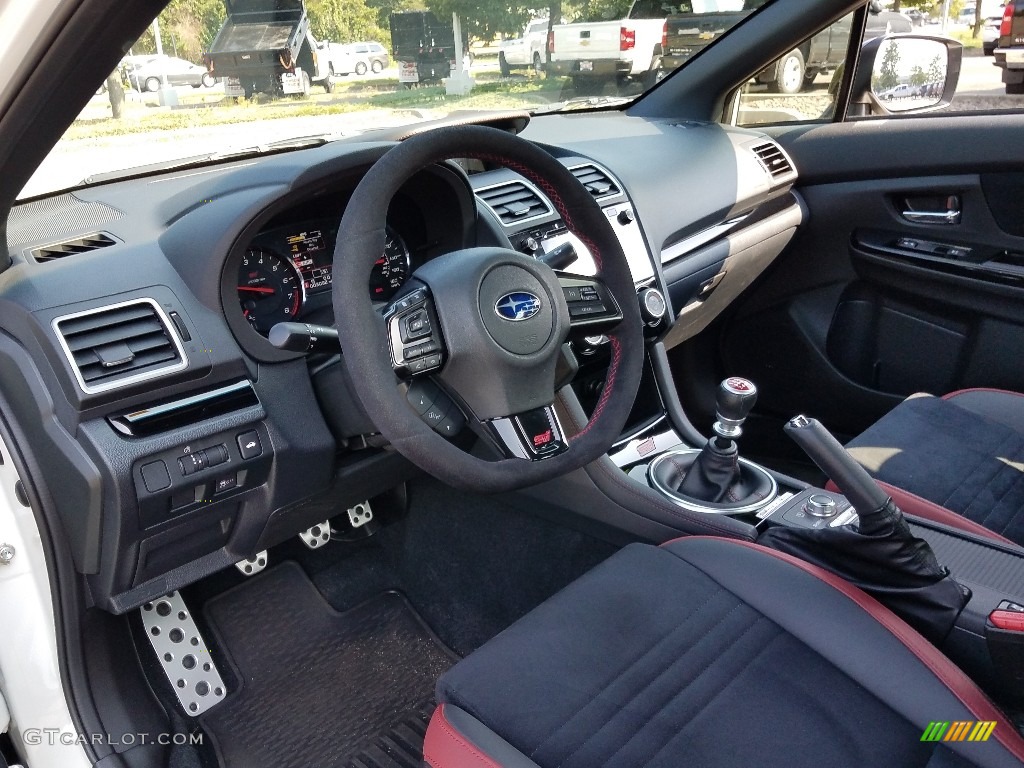 Carbon Black Interior 2018 Subaru WRX STI Type RA Photo #128288653