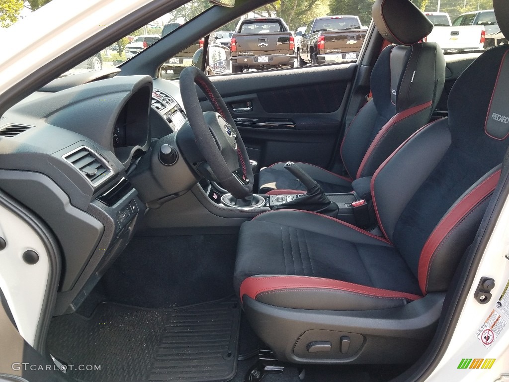 Carbon Black Interior 2018 Subaru WRX STI Type RA Photo #128288675