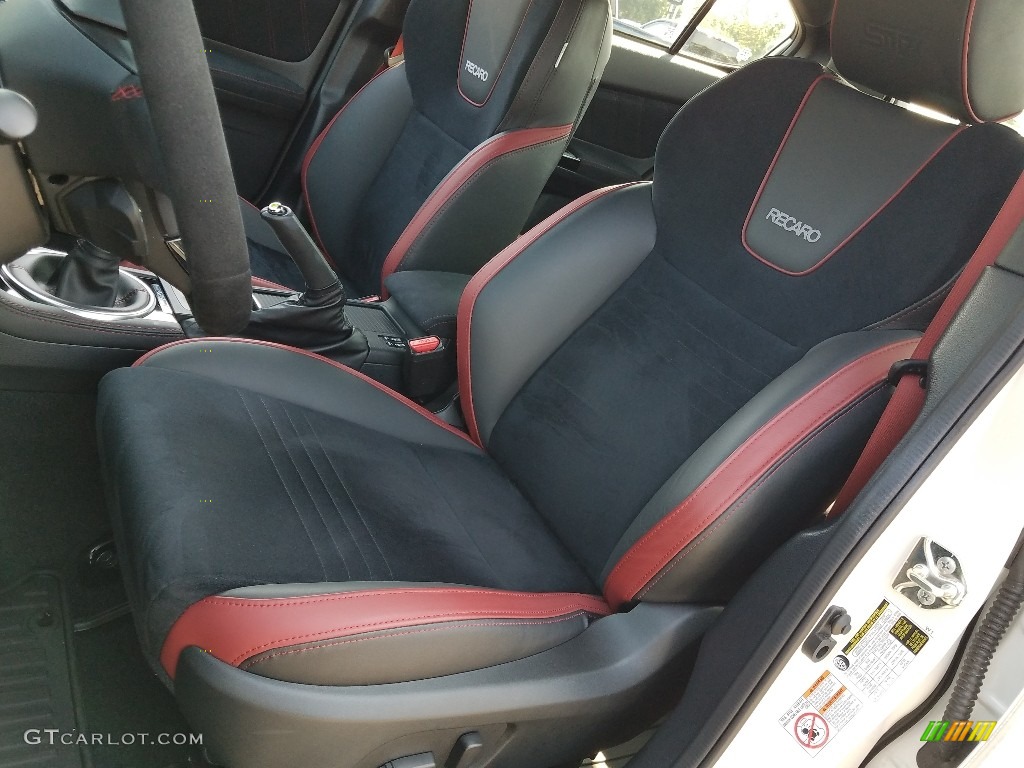 Carbon Black Interior 2018 Subaru WRX STI Type RA Photo #128288701