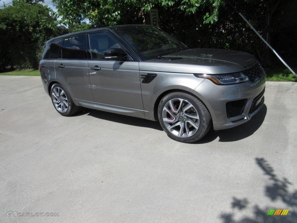 2018 Range Rover Sport HSE Dynamic - Silicon Silver Metallic / Ebony/Ivory photo #1