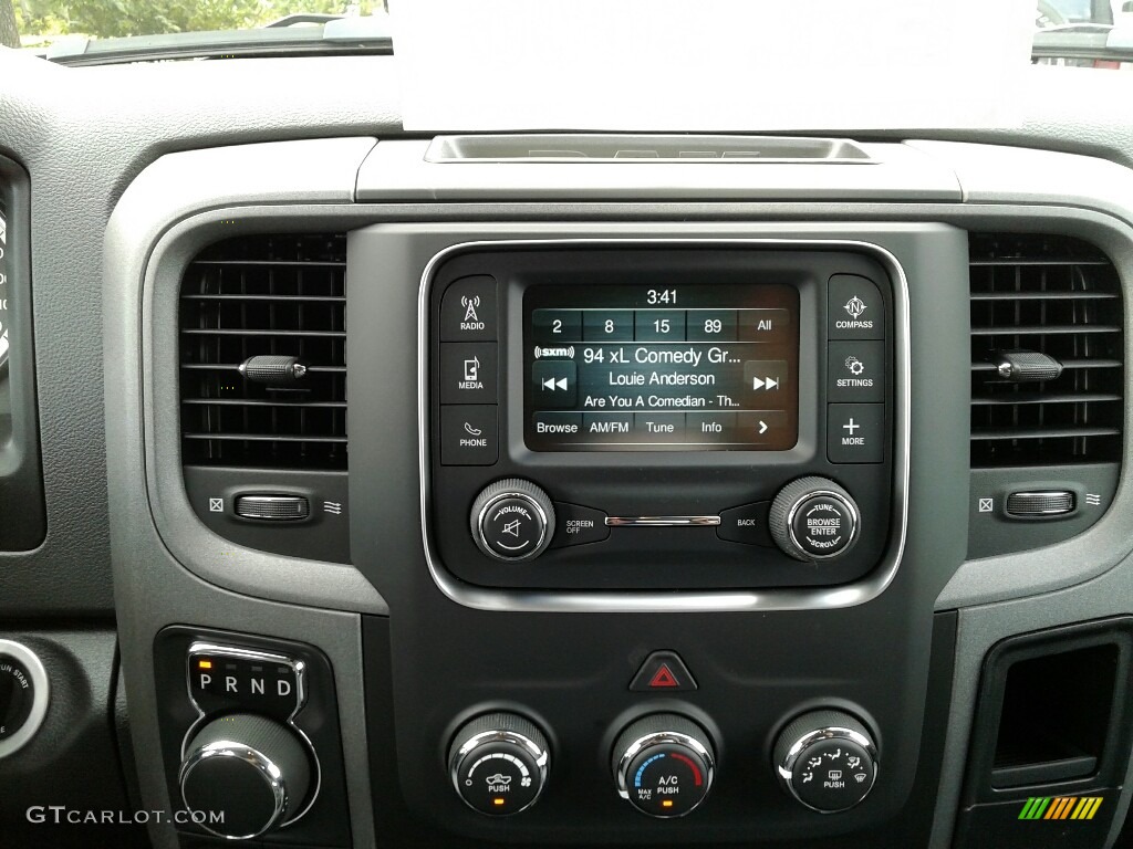 2018 1500 Express Quad Cab 4x4 - Brilliant Black Crystal Pearl / Black/Diesel Gray photo #15