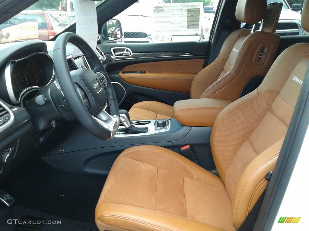 Black/Sepia Interior 2018 Jeep Grand Cherokee Trackhawk 4x4 Photo #128293057