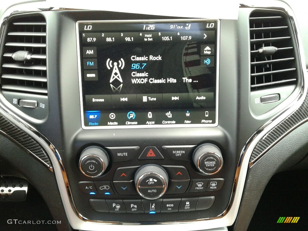 2018 Jeep Grand Cherokee Trackhawk 4x4 Controls Photo #128293300