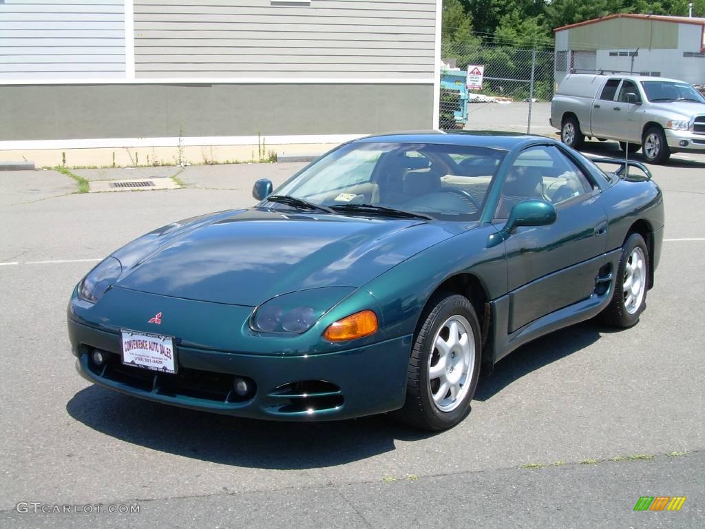 1996 3000GT Coupe - Panama Green Pearl / Beige photo #4