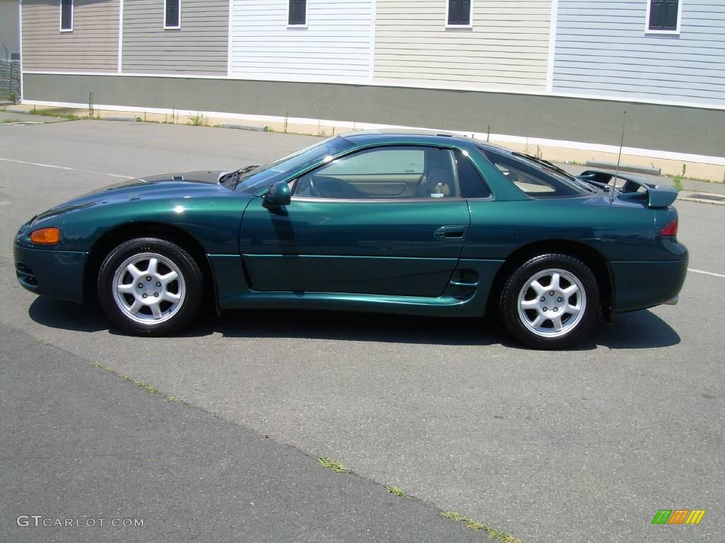 1996 3000GT Coupe - Panama Green Pearl / Beige photo #5