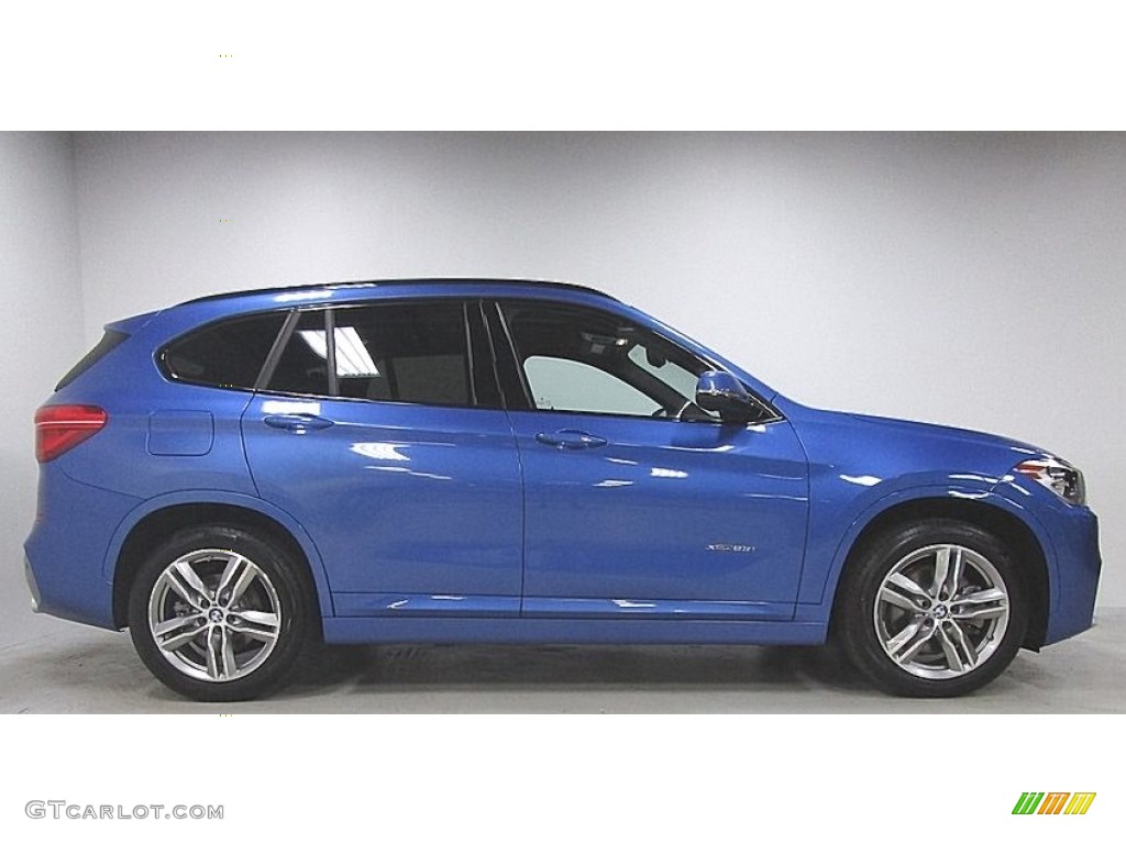 2018 X1 xDrive28i - Estoril Blue Metallic / Black photo #6