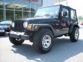 2005 Black Jeep Wrangler X 4x4  photo #3