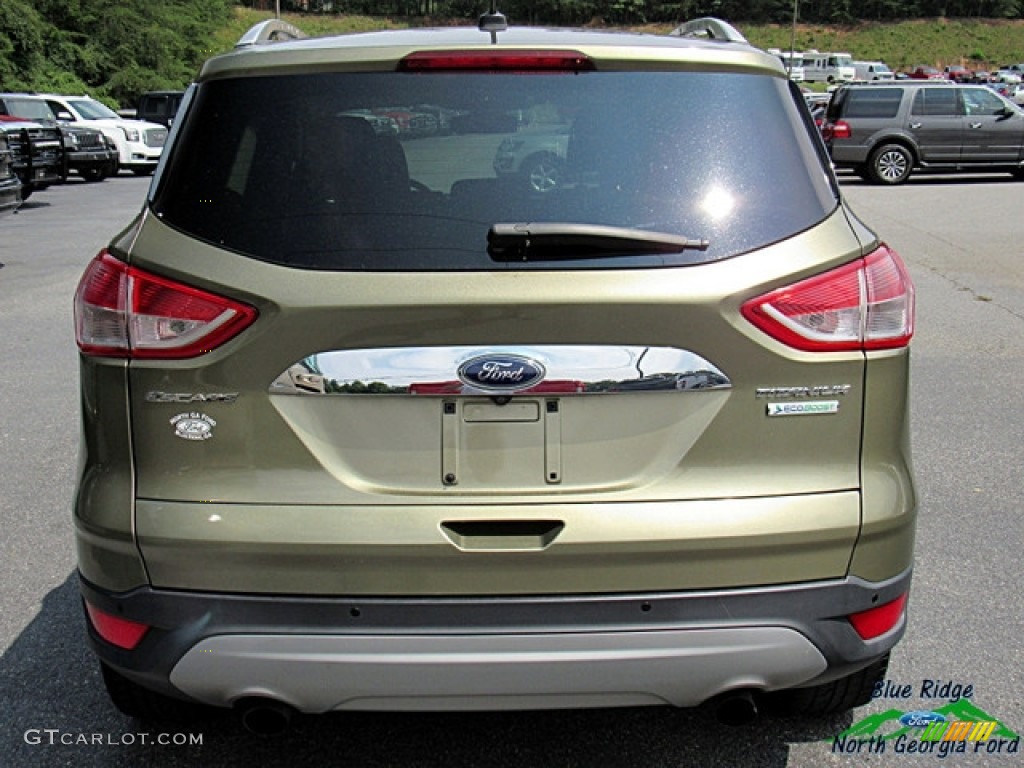 2014 Escape Titanium 2.0L EcoBoost - Ginger Ale / Charcoal Black photo #4