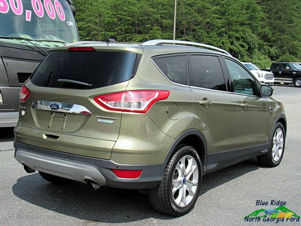 2014 Escape Titanium 2.0L EcoBoost - Ginger Ale / Charcoal Black photo #5