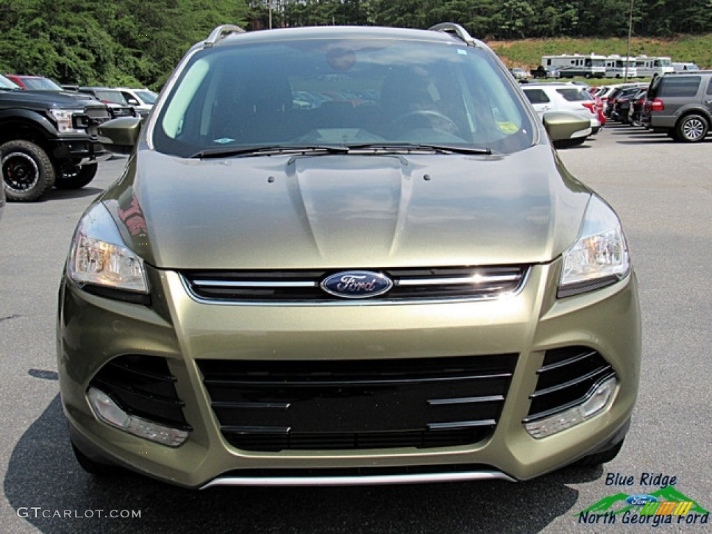 2014 Escape Titanium 2.0L EcoBoost - Ginger Ale / Charcoal Black photo #8