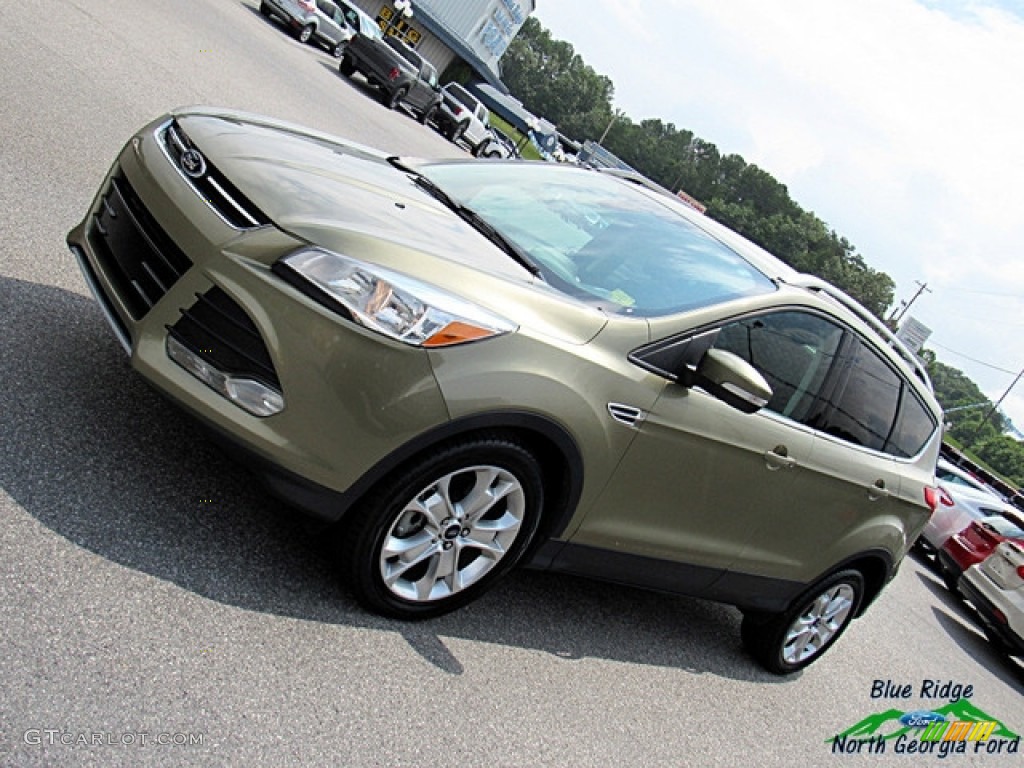 2014 Escape Titanium 2.0L EcoBoost - Ginger Ale / Charcoal Black photo #30