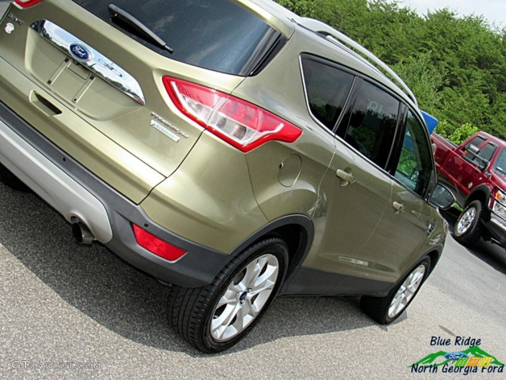 2014 Escape Titanium 2.0L EcoBoost - Ginger Ale / Charcoal Black photo #32