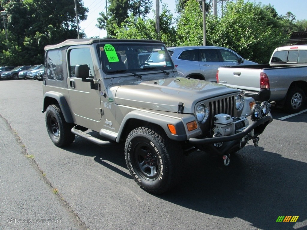2004 Wrangler X 4x4 - Bright Silver Metallic / Dark Slate Gray photo #4