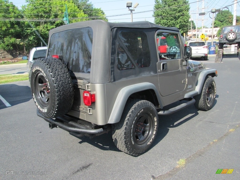 2004 Wrangler X 4x4 - Bright Silver Metallic / Dark Slate Gray photo #6