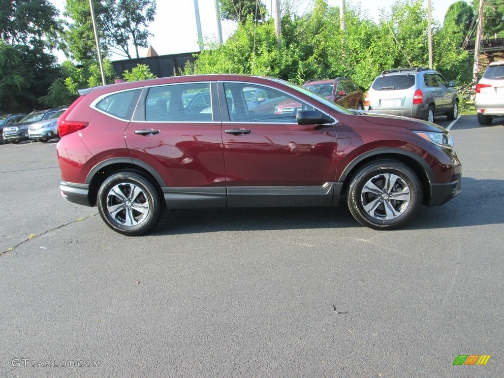 2017 CR-V LX - Basque Red Pearl II / Gray photo #5