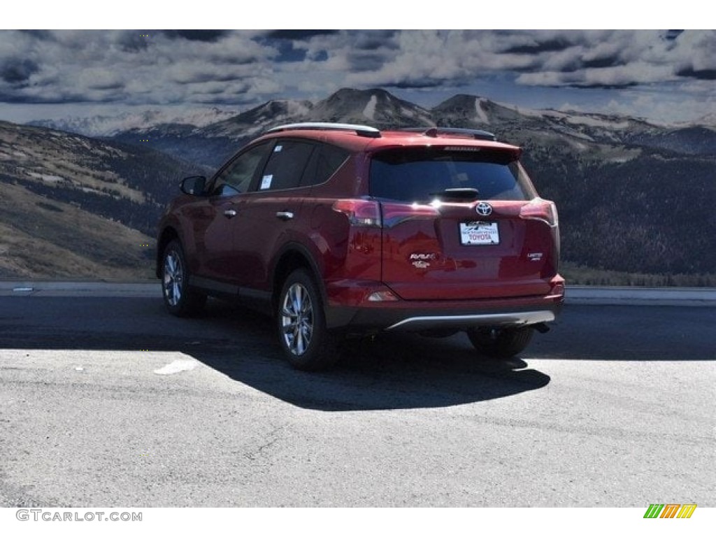 2018 RAV4 Limited AWD - Ruby Flare Pearl / Black photo #3