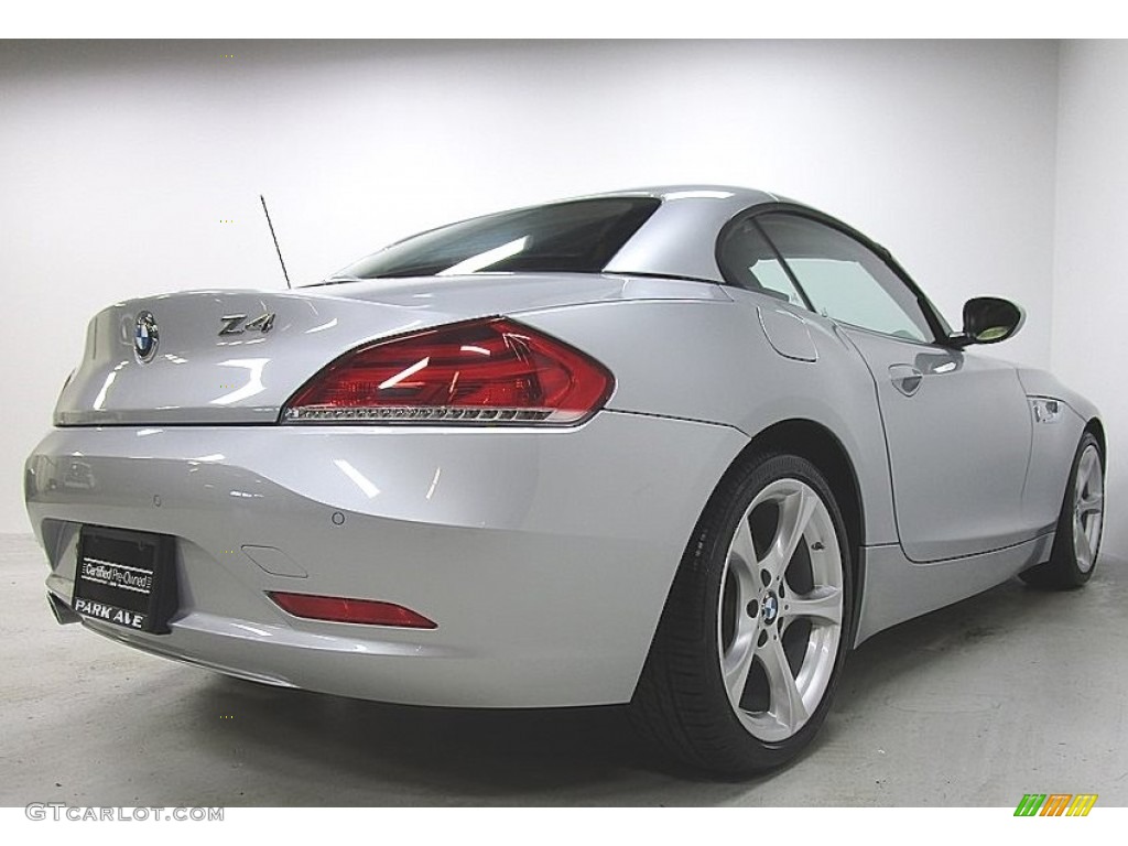 2015 Z4 sDrive28i - Glacier Silver Metallic / Black photo #7