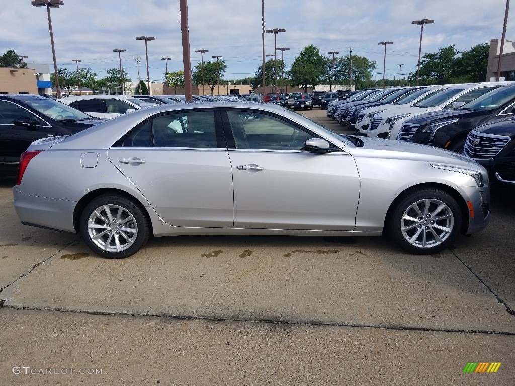Radiant Silver Metallic 2018 Cadillac CTS AWD Exterior Photo #128308768