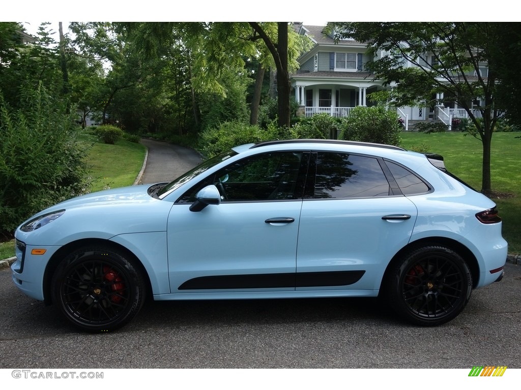 Paint to Sample Gulf Blue 2018 Porsche Macan GTS Exterior Photo #128309428