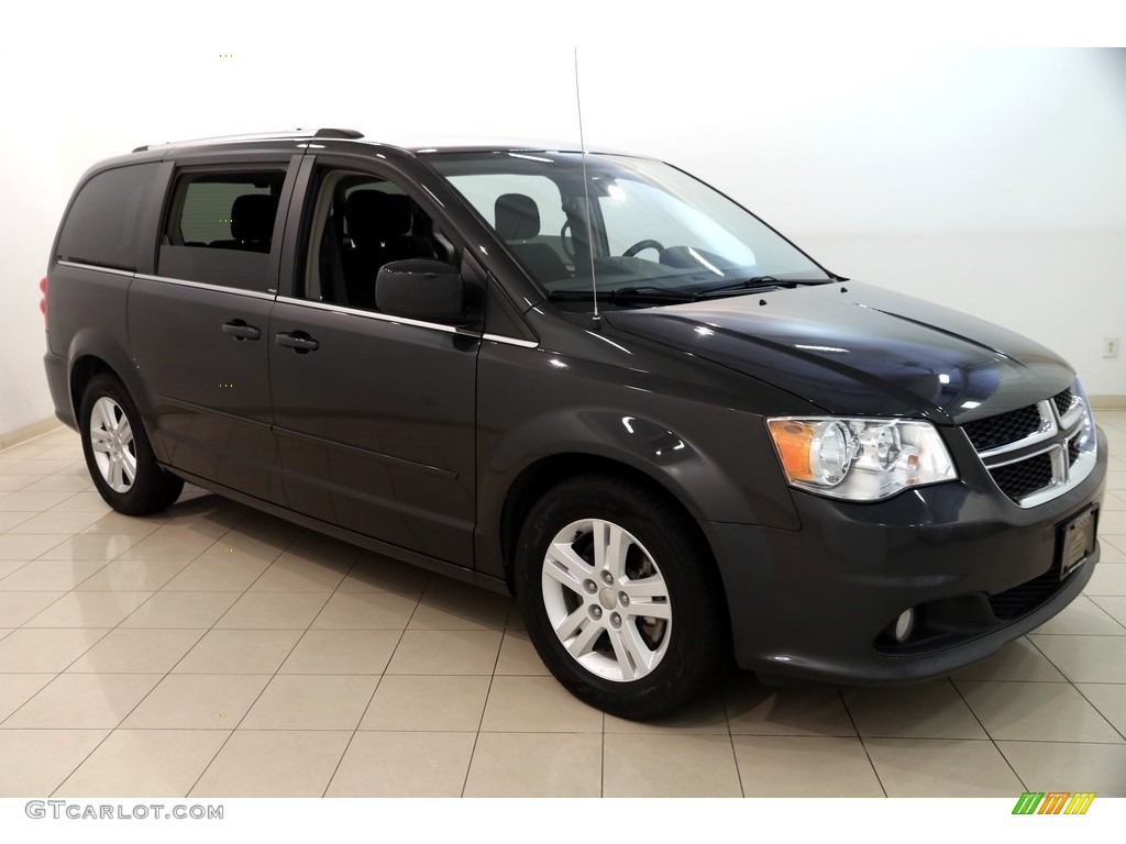 2012 Grand Caravan Crew - Dark Charcoal Pearl / Black/Light Graystone photo #1