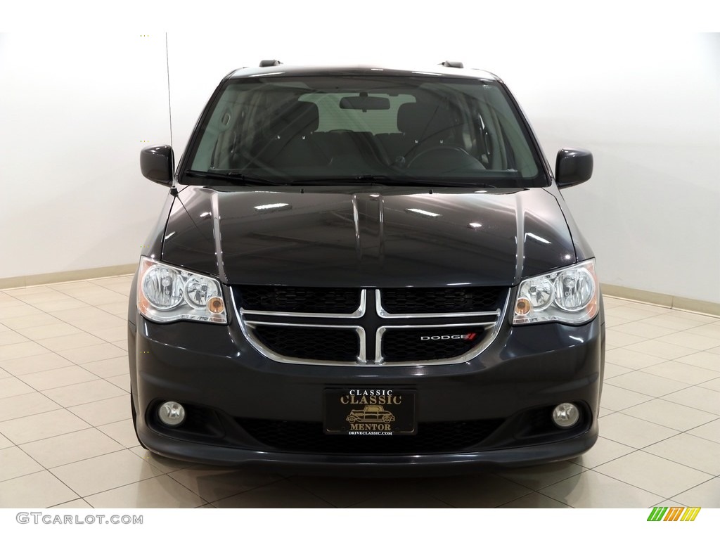 2012 Grand Caravan Crew - Dark Charcoal Pearl / Black/Light Graystone photo #2