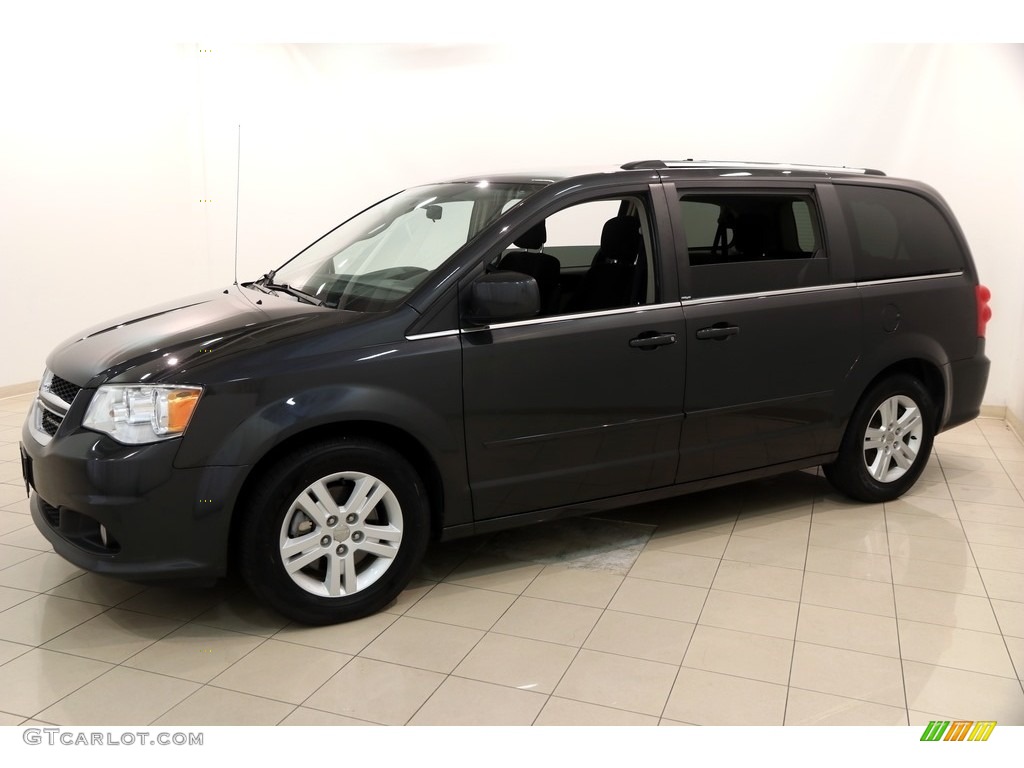 2012 Grand Caravan Crew - Dark Charcoal Pearl / Black/Light Graystone photo #3