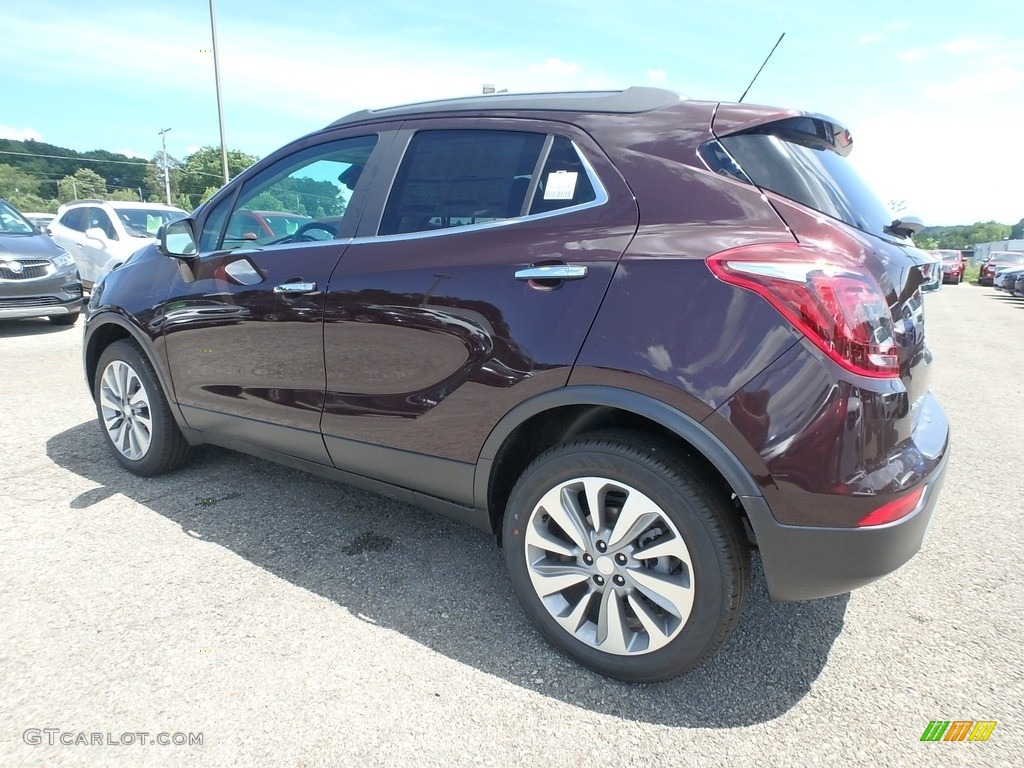 2018 Encore Preferred AWD - Black Cherry Metallic / Ebony photo #8