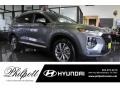 2019 Machine Gray Hyundai Santa Fe SEL Plus  photo #1