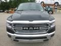 2019 Diamond Black Crystal Pearl Ram 1500 Laramie Crew Cab 4x4  photo #8