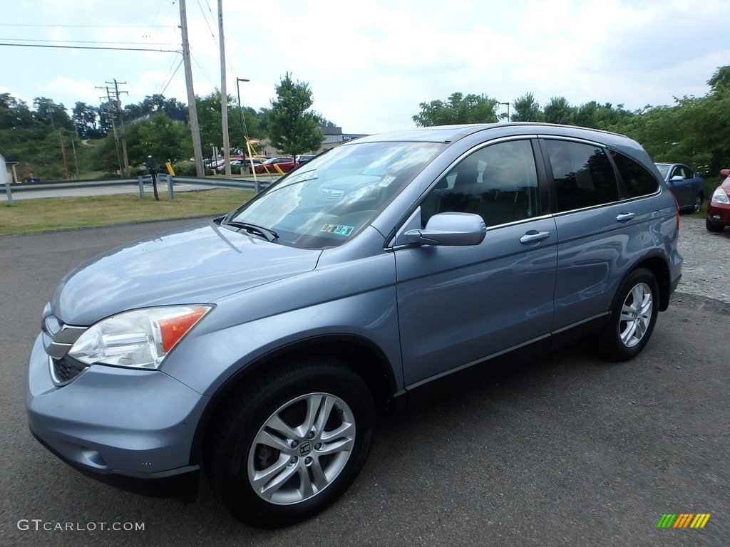 2011 CR-V EX-L 4WD - Glacier Blue Metallic / Gray photo #1