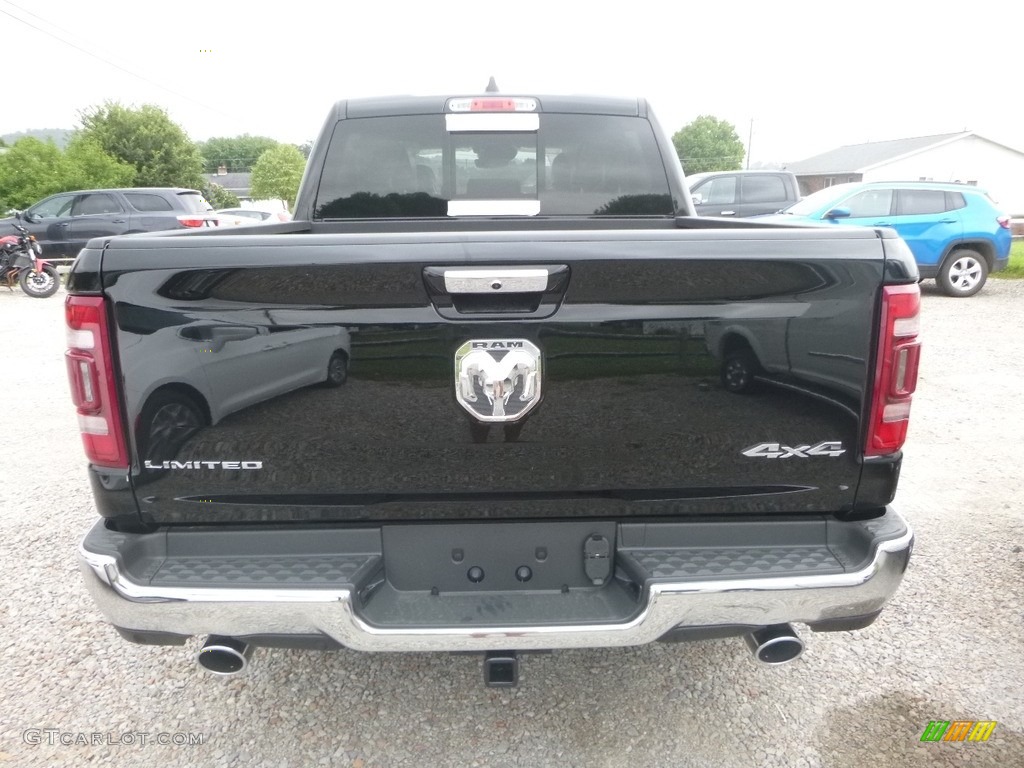 2019 1500 Limited Crew Cab 4x4 - Diamond Black Crystal Pearl / Black photo #4