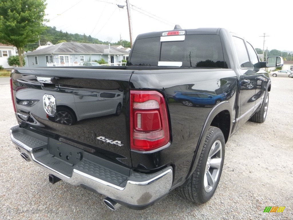 2019 1500 Limited Crew Cab 4x4 - Diamond Black Crystal Pearl / Black photo #5