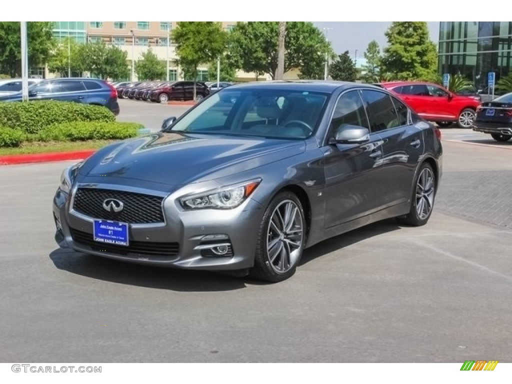 Graphite Shadow 2015 Infiniti Q50 3.7 Exterior Photo #128318224