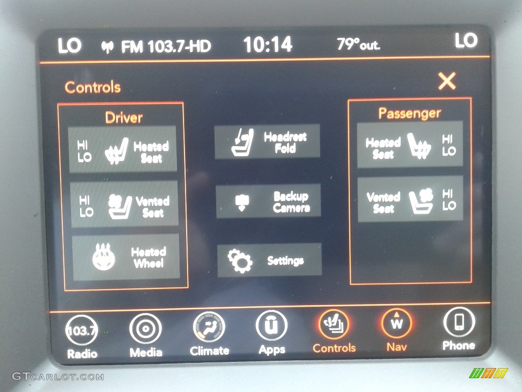 2018 Dodge Durango Citadel AWD Controls Photo #128318353