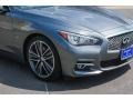 2015 Graphite Shadow Infiniti Q50 3.7  photo #10