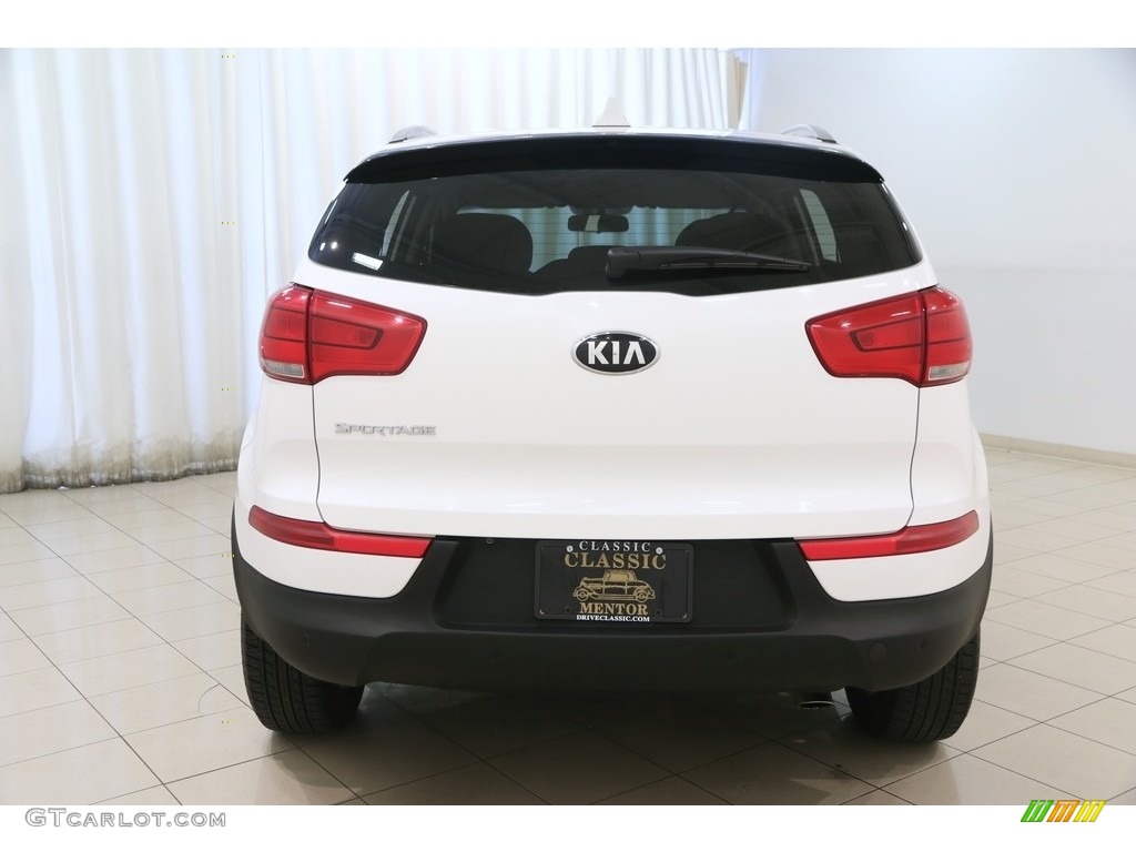 2014 Sportage LX - Clear White / Black photo #19
