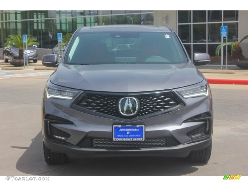 2019 RDX A-Spec AWD - Modern Steel Metallic / Red photo #2