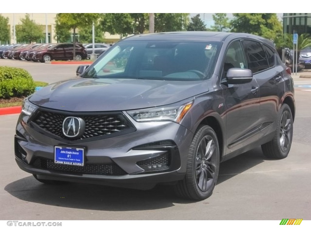 2019 RDX A-Spec AWD - Modern Steel Metallic / Red photo #3