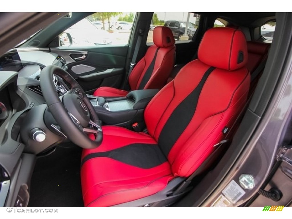 Red Interior 2019 Acura RDX A-Spec AWD Photo #128322775