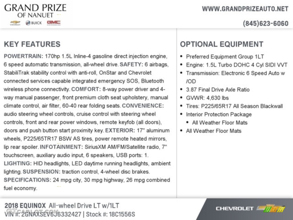 2018 Equinox LT AWD - Nightfall Gray Metallic / Jet Black photo #8