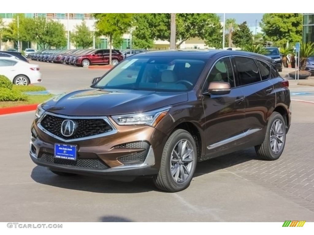 Canyon Bronze Metallic 2019 Acura RDX Technology Exterior Photo #128323543