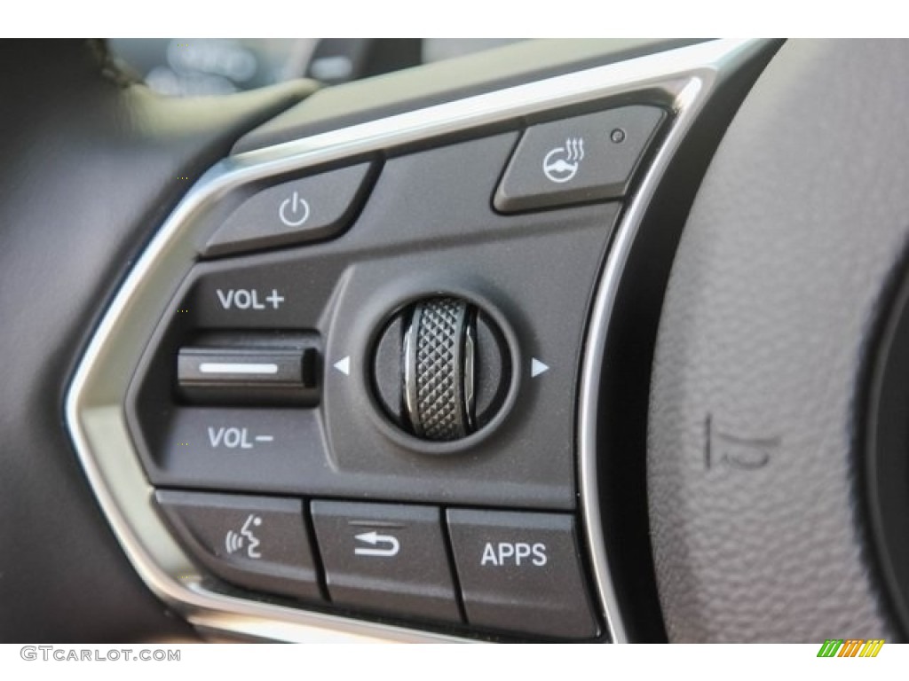 2019 Acura RDX Advance Graystone Steering Wheel Photo #128324605