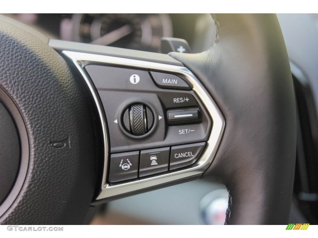 2019 Acura RDX Advance Graystone Steering Wheel Photo #128324627