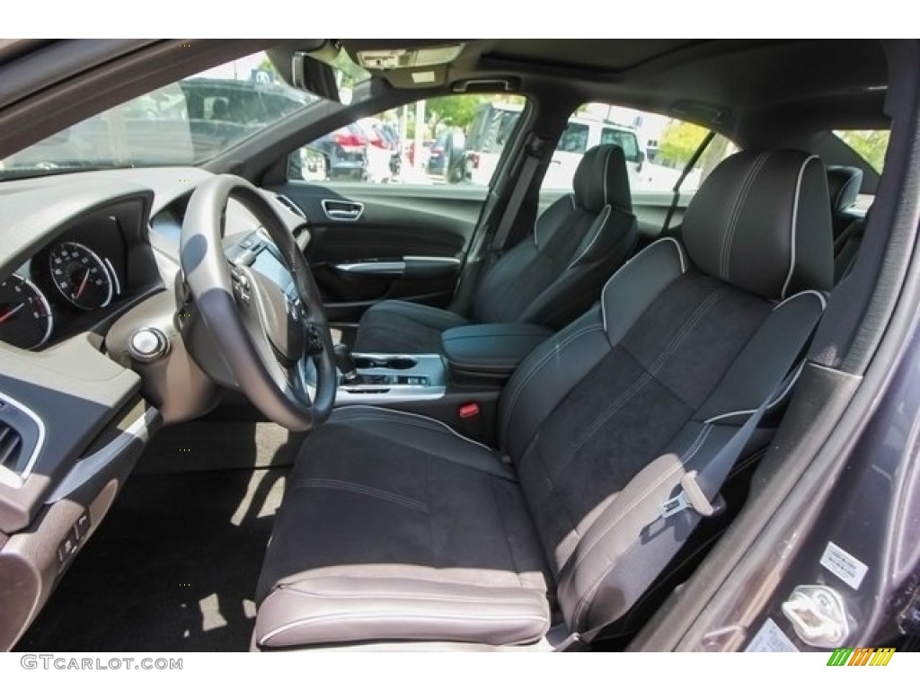 Ebony Interior 2019 Acura TLX A-Spec Sedan Photo #128325379