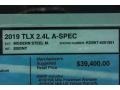 Modern Steel Metallic - TLX A-Spec Sedan Photo No. 39