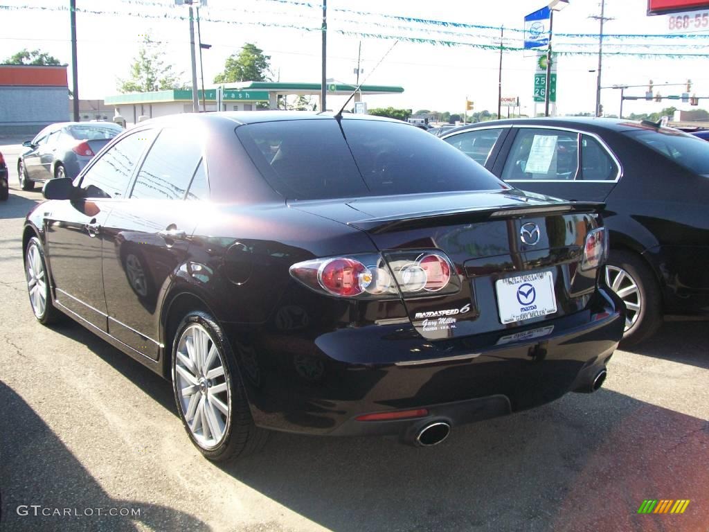 2006 MAZDA6 MAZDASPEED6 Sport - Black Cherry Mica / Black photo #2