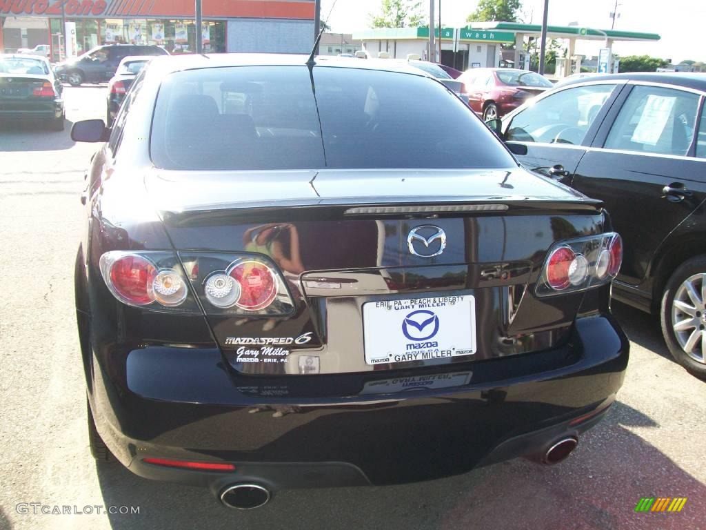 2006 MAZDA6 MAZDASPEED6 Sport - Black Cherry Mica / Black photo #3
