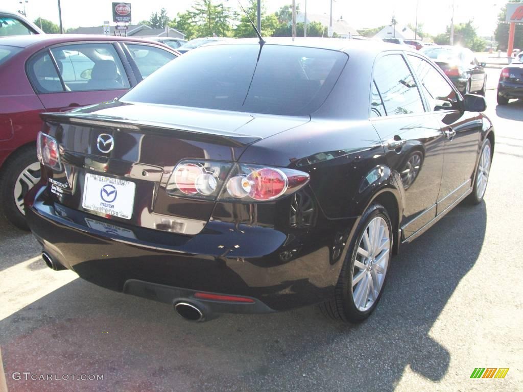 2006 MAZDA6 MAZDASPEED6 Sport - Black Cherry Mica / Black photo #5